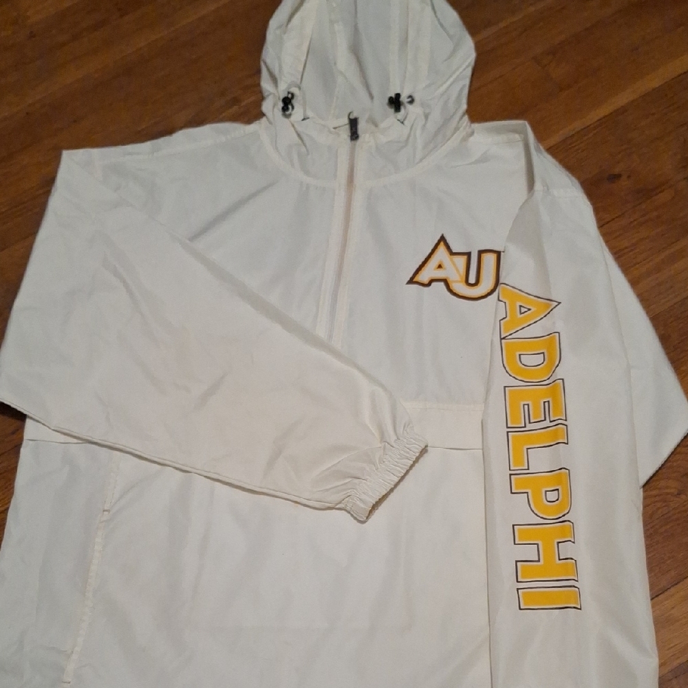 Champion Packable Windbreaker with ADELPHI logo